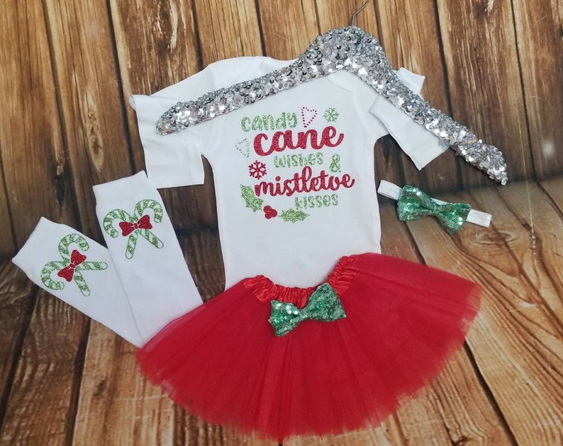 Minnie Mouse Christmas Onesie Bodysuit Shirt Candy Canes