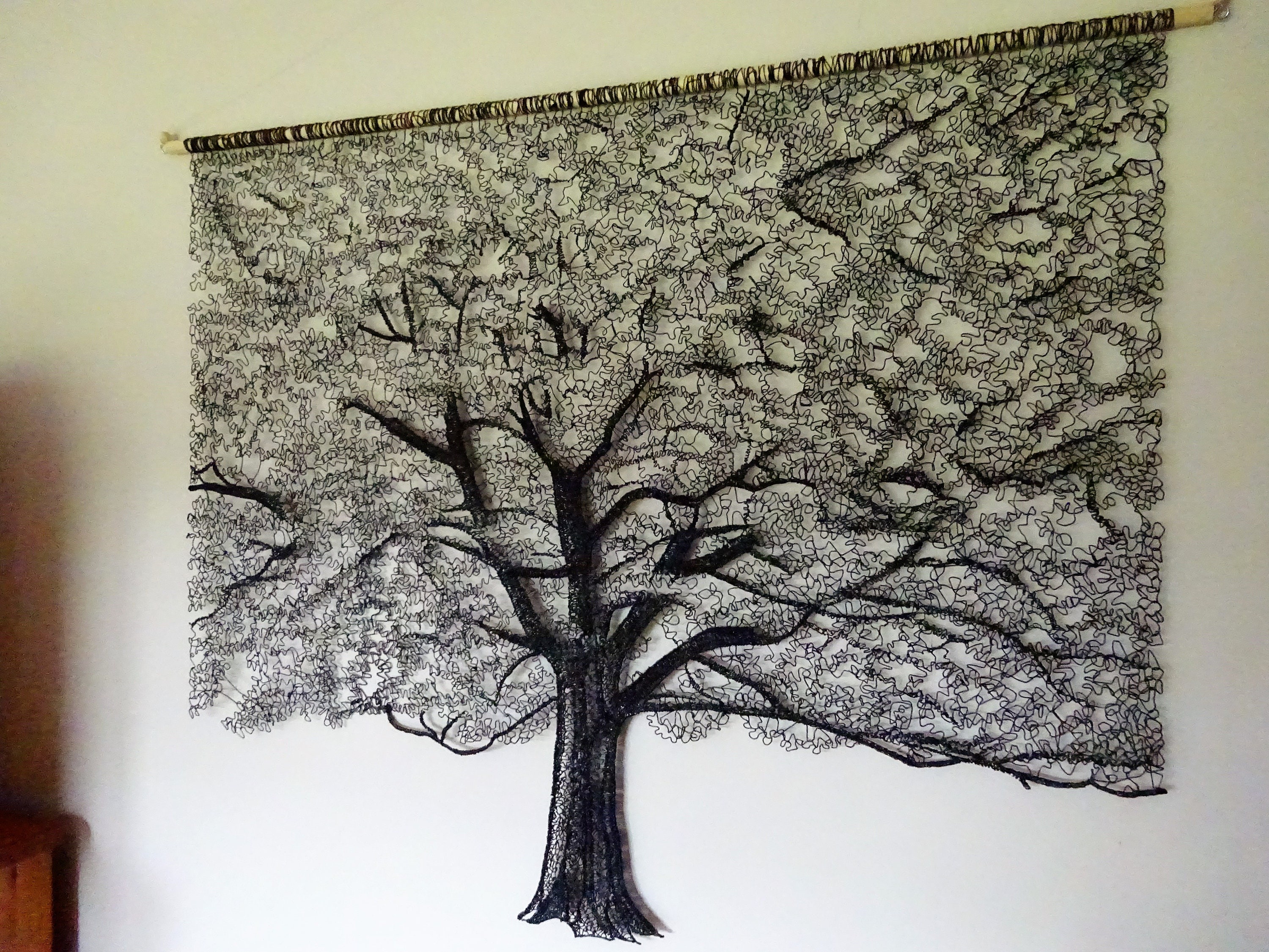 Tree Wall Art, Wall Hanging, 3D Pen Drawing, Lace Tapestry, Unique, Original Artwork. - Etsy Tree Wall Art, Wall Hanging, 3D Pen Drawing, Lace Tapestry, Unique, Original Artwork. - Etsy