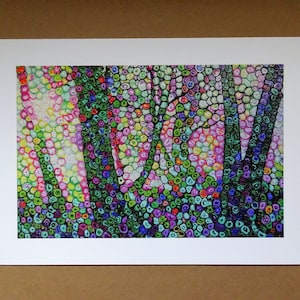 Dreamer's Wood Giclee Print: A4 Fine Art by Paula Horsley image 1
