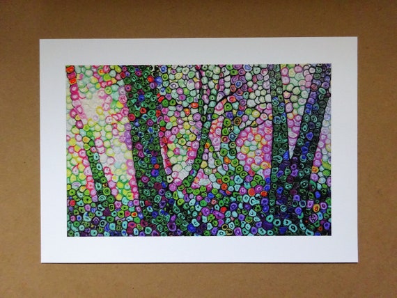 Dreamer's Wood Giclee Print: A4 Fine Art by Paula Horsley