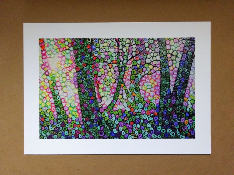Dreamer's Wood Giclee Print: A4 Fine Art by Paula Horsley image 1
