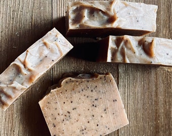 Gardener's Scrub Goat Milk Soap | Natural Soap | Goat Milk Soap | Kitchen & Mechanic Soap | Deodorizing Soap | Cold Process Soap