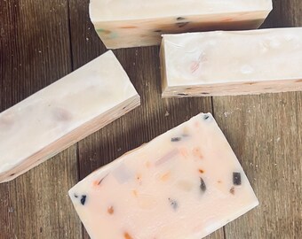 Confetti Goat Milk Soap | Natural Soap | Goat Milk Soap | Handcrafted with Essential Oils | Cold Process Soap