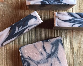 Eucalyptus & Lavender Goat Milk Soap | Activated Charcoal | Natural Soap | Goat Milk Soap | Handcrafted with Essential Oils | Cold Process