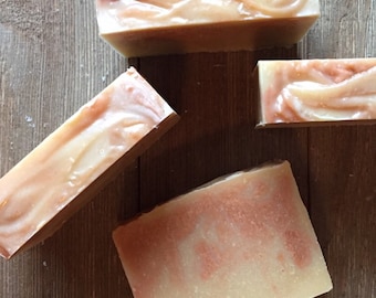 Orange Patchouli Goat Milk Soap | Natural Soap | Goat Milk Soap | Handcrafted with Essential Oils | Cold Process Soap