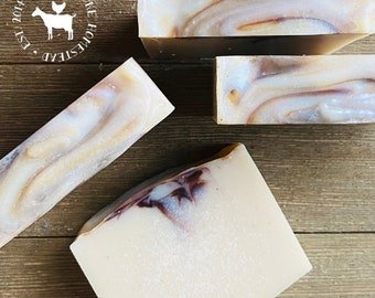 Home on the Range Goat Milk Soap | Honeysuckle & Patchouli | Goat Milk Soap | Handcrafted with Essential Oils | Cold Process Soap