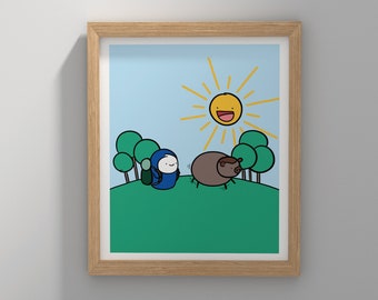 Limited BFA "Cows" Print - Signed by Hand