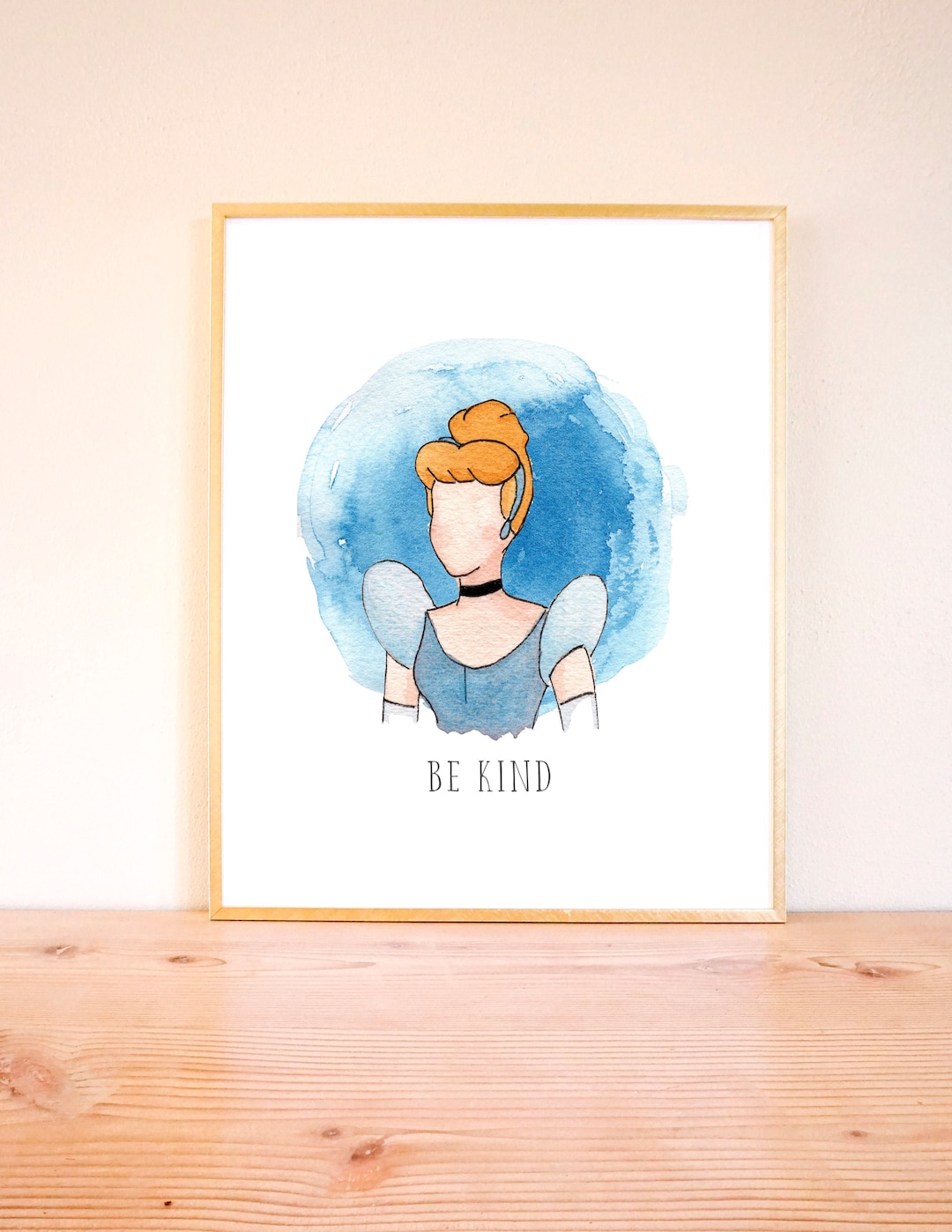 Disney Princess Cinderella Watercolor Painting, Disney Cinderella Art ...