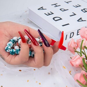 XL FRENCH XL Nails-french Nails-luxury Nails-long Nails-classic French Nails-hand Made Nails