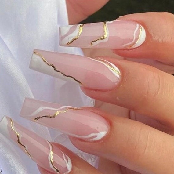 Pink aesthetic nails | Pink nails, Nail designs, Unique acrylic nails