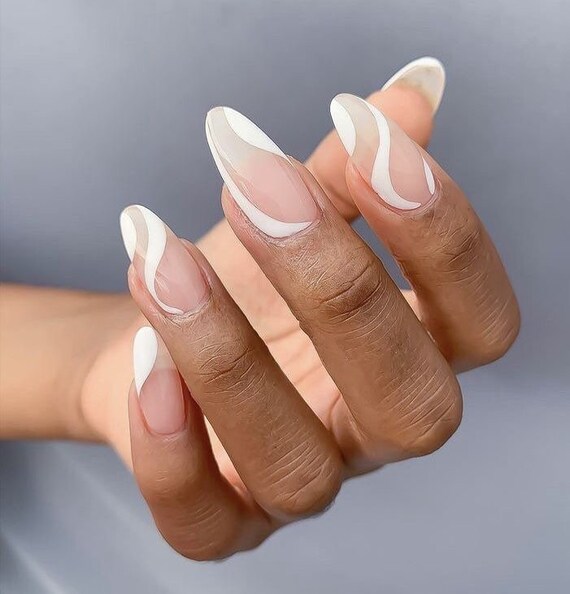 Abstract French Nails