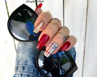 Rodeo Drive- Press on nails-fake nails-glue on nails- coffin shaped nails