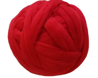 CHERRY ◼ Roving wool in 1 oz and 2 oz packs. Our bestselling Merino wool is perfect for needle felting, wet felting and spinning to yarn