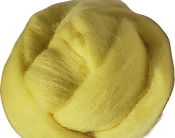 Weir Crafts Merino Wool Roving For Felting - 1 Ounce Natural OFFWHITE