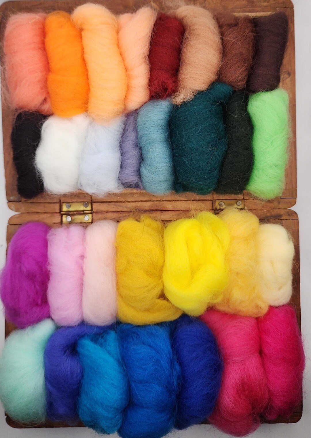 Needle Felting Wool Variety Pack – 20/25/30 Colors, 2g of Every Color ...