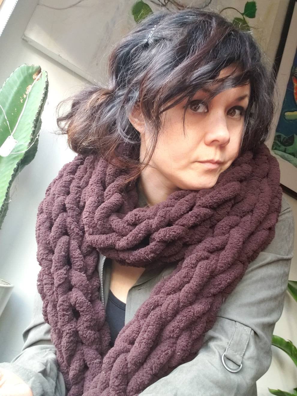 SALE on Vegan Yarn Chunky CHENILLE yarn makes the softest Etsy