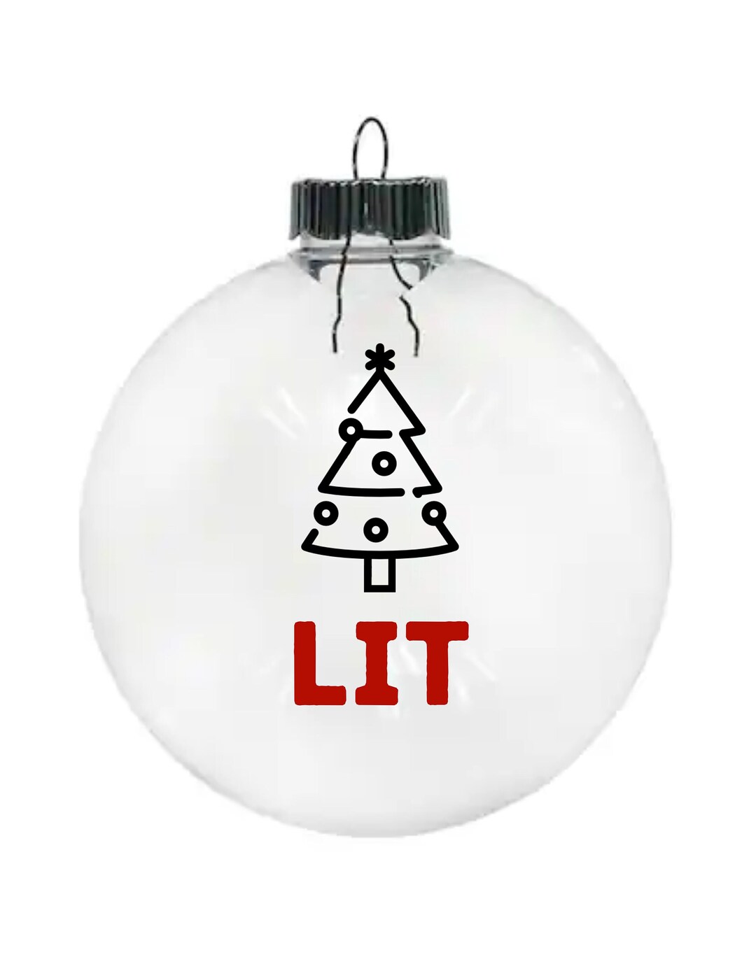 Lit Christmas Ornaments 