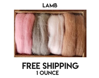 Nålfiltningsull, 30 gram LAMMfiber, merinoull, rovingtopp, bästsäljande ull, våttovning, spinning till garn, torktumlare