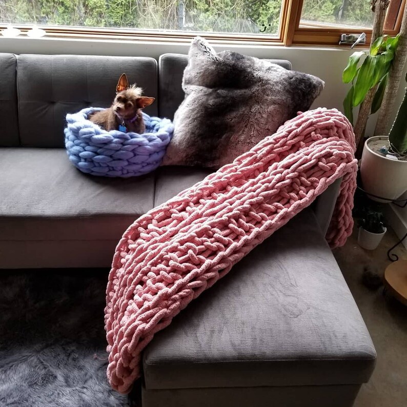 SALE on Vegan Yarn Chunky CHENILLE yarn makes the softest Etsy