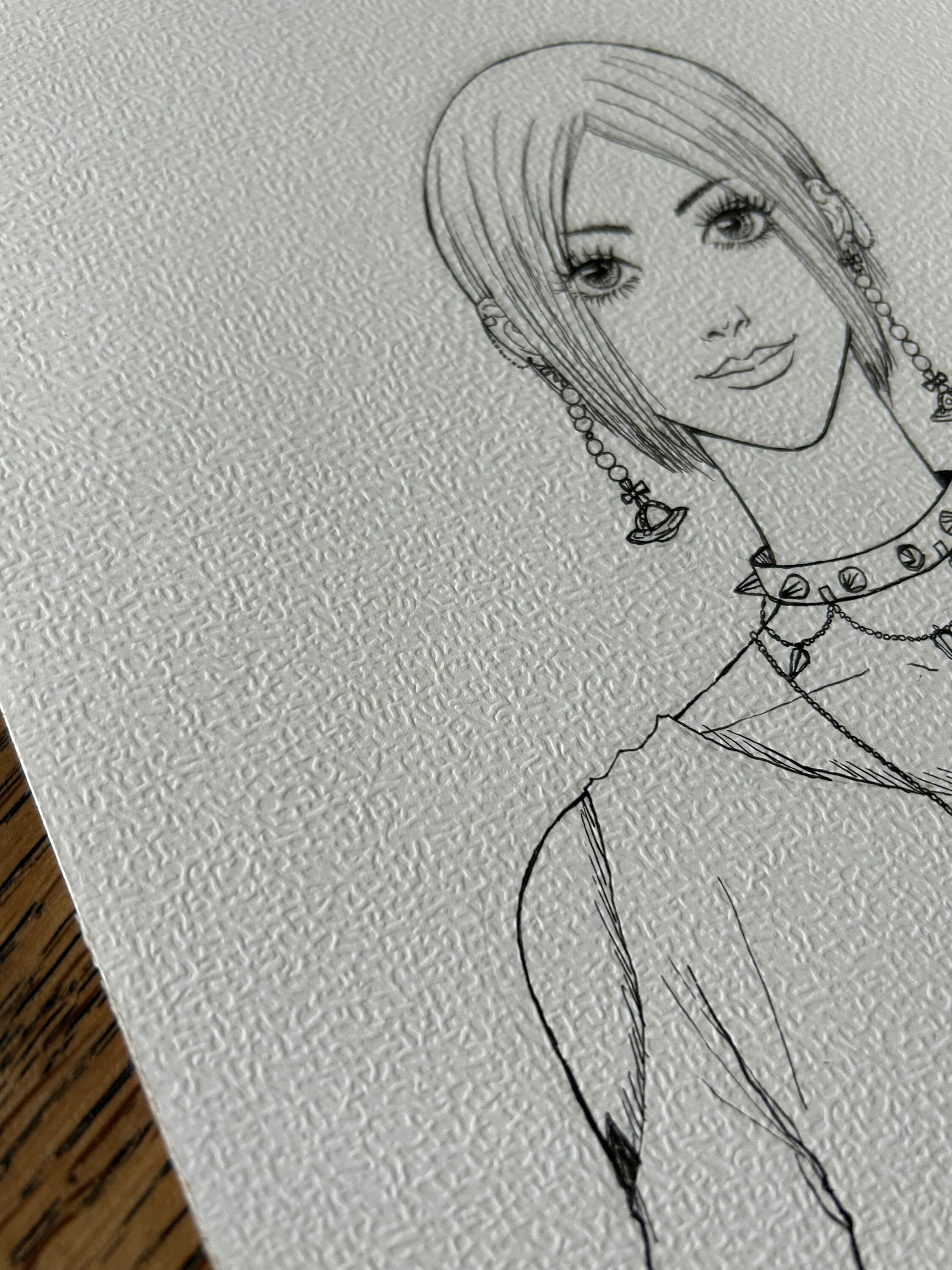 Lineart Manga Nana Osaki Disegno Da Colorare Anime Girl - Etsy