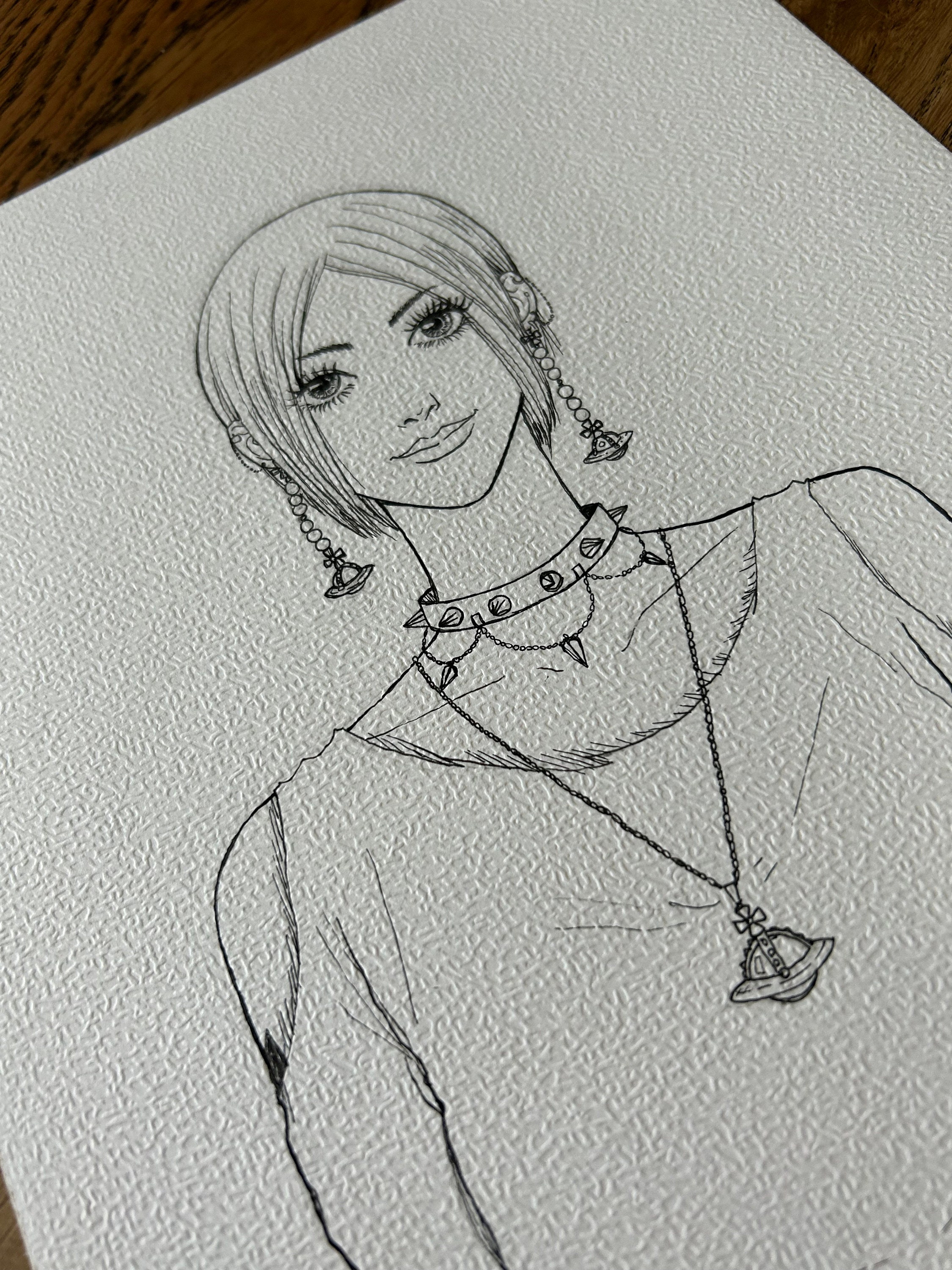 Lineart Manga Nana Osaki Disegno Da Colorare Anime Girl - Etsy