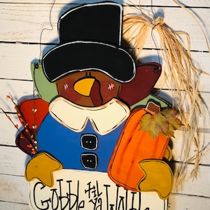 Thanksgiving Turkey Door Hanger