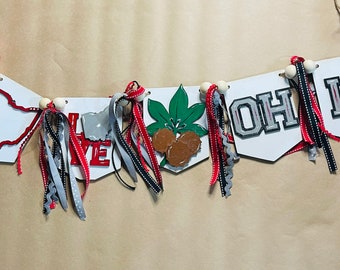 Ohio Banner Garland 3ft