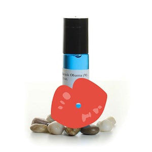 Natural Fragrance Perfume Body Oil Roll On Bottle Barack Obama for Men