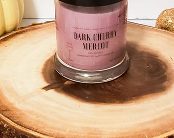 Dark Cherry Merlot Soy Candle