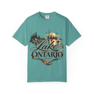Lake Ontario Skyline T-Shirt | Toronto Sunset Graphic