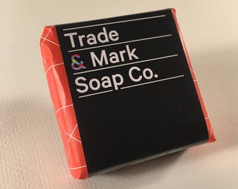 Natural Handmade Bar Soap (Ruby Grapefruit)