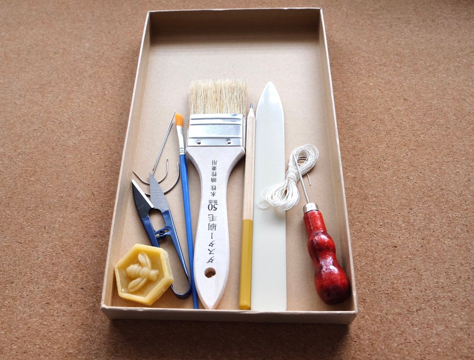 Petite Bookbinding Tool Set Coptic Binding Kit Zine Journal Etsy