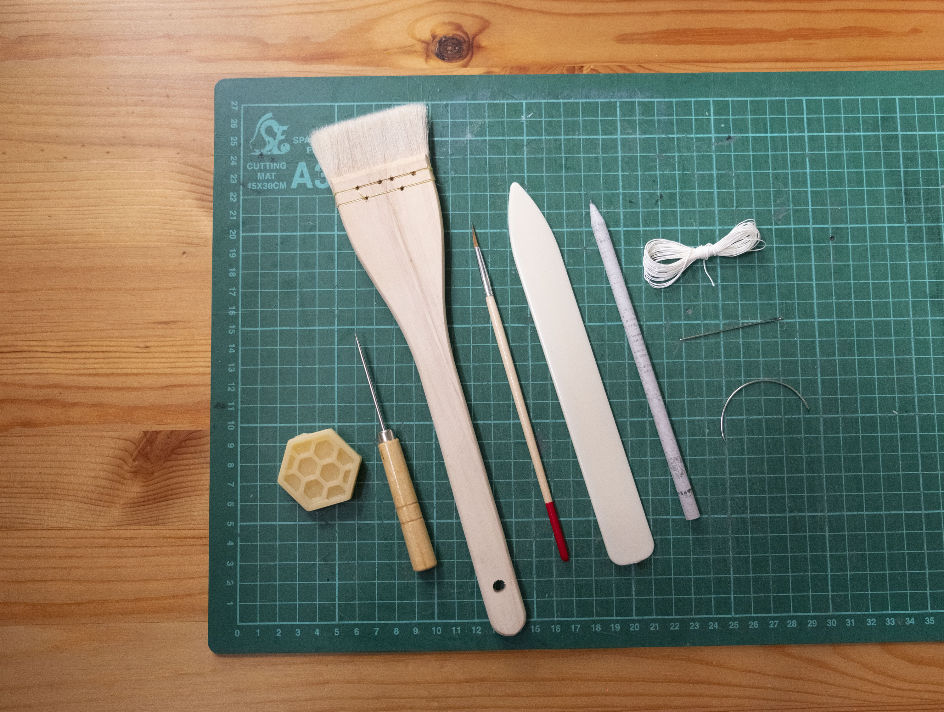 Petite Bookbinding Tool Set Coptic Binding Kit Zine Journal Etsy