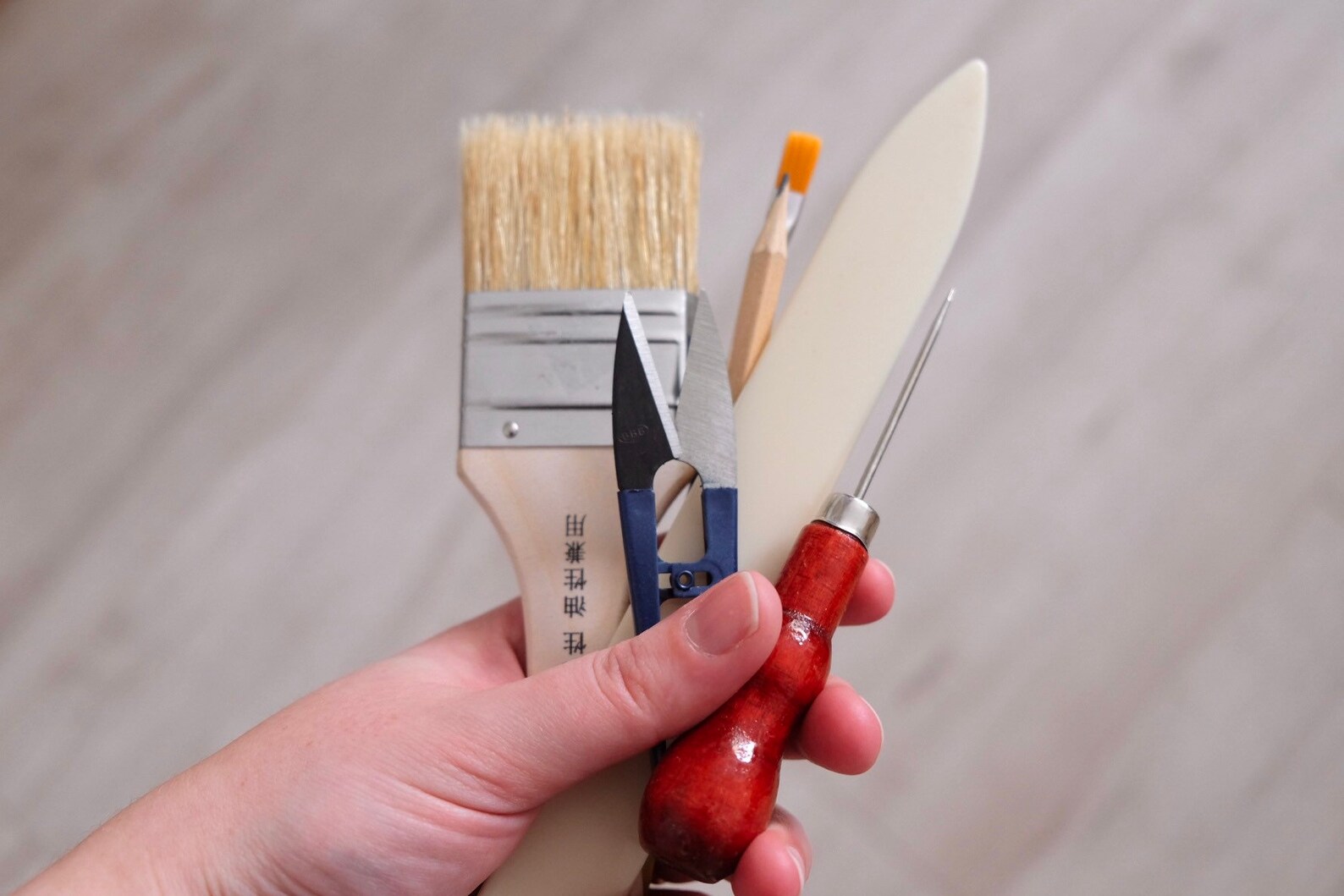 Petite Bookbinding Tool Set Coptic Binding Kit Zine Journal Etsy