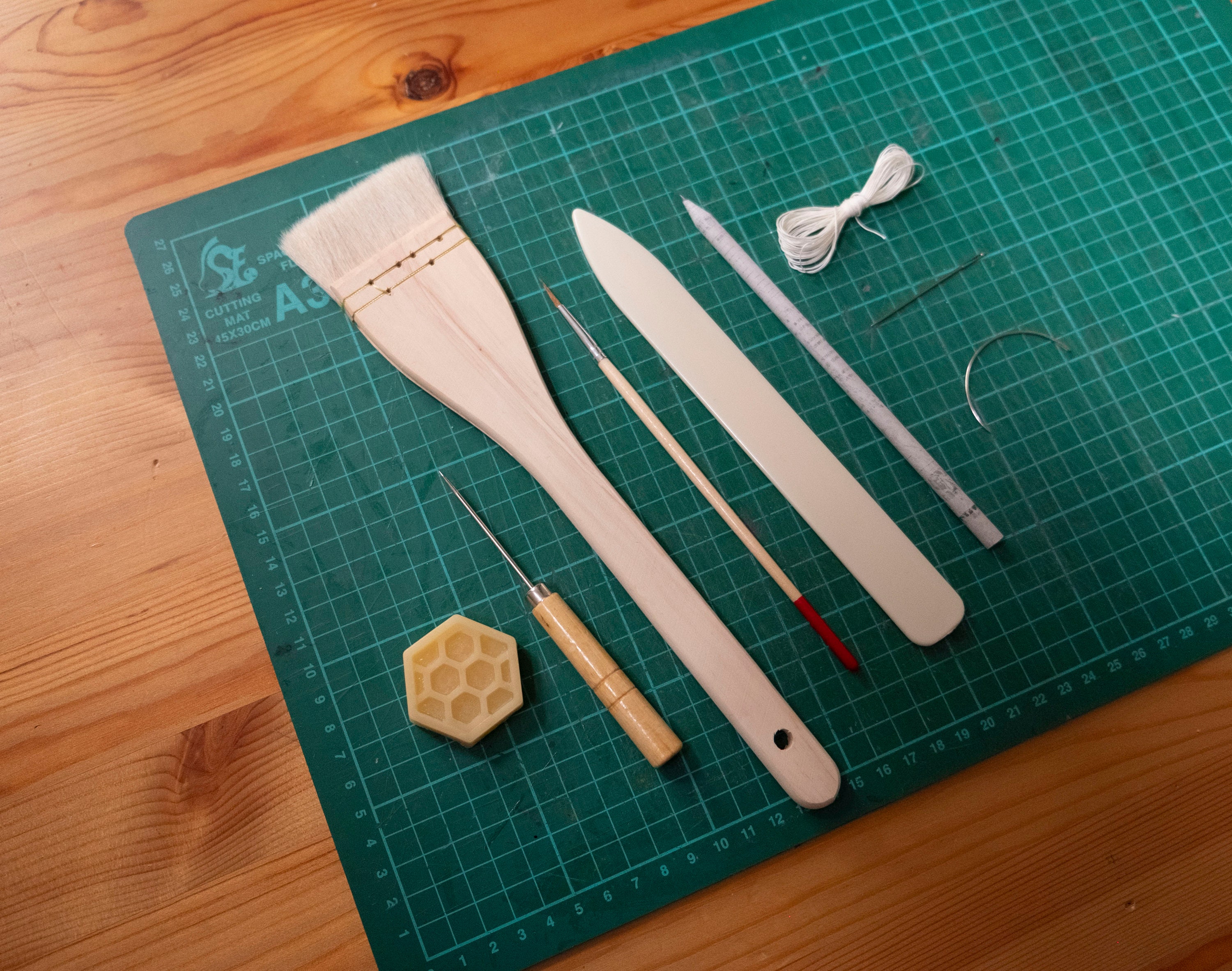 Petite Bookbinding Tool Set Coptic Binding Kit Zine Journal Etsy