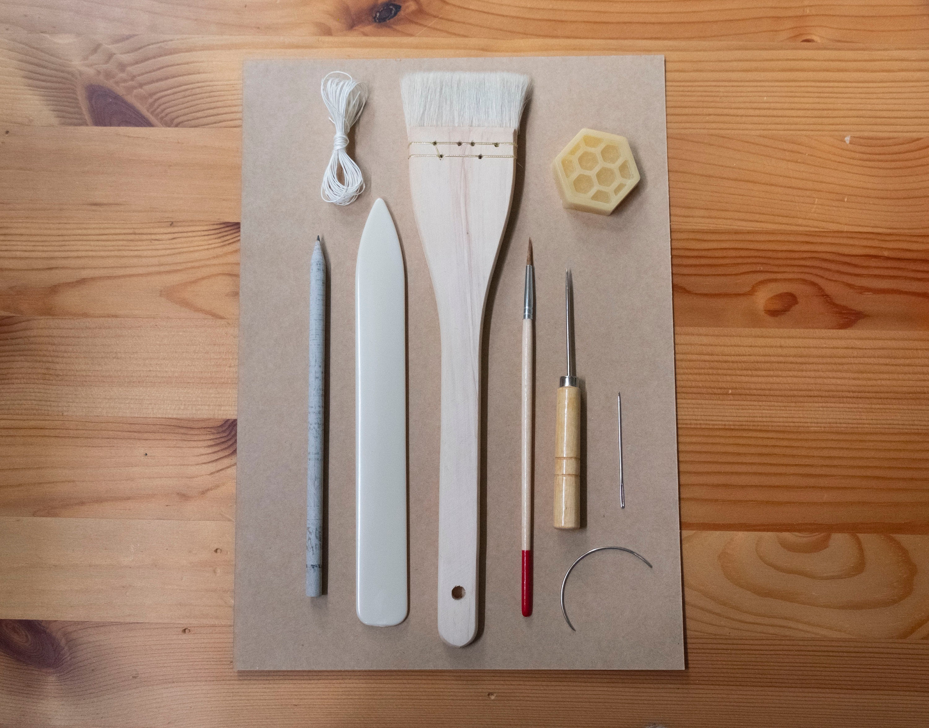 Petite Bookbinding Tool Set Coptic Binding Kit Zine Journal Etsy