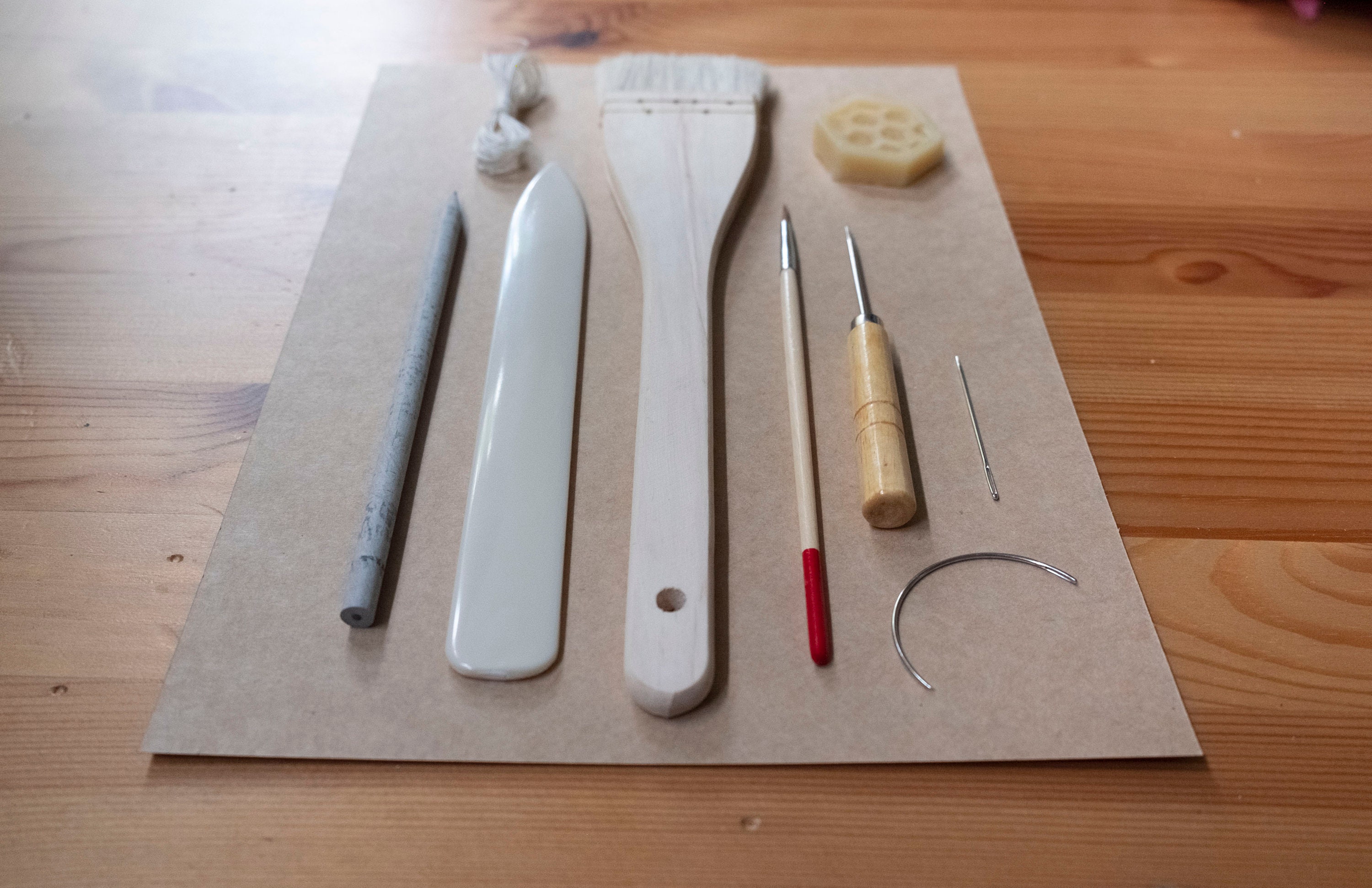 Petite Bookbinding Tool Set Coptic Binding Kit Zine Journal Etsy