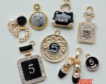 chanel crocs charms