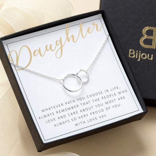 Daughter Gift, Daughter Necklace, Birthday Gift Daughter, Daughter Jewellery, Wedding Gift, Mother Daughter Necklace, Daughter Gift From Mum