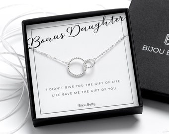 Sterling Silver Stepdaughter Necklace Gift