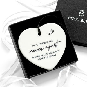 Friendship Gift Long Distance Ceramic Heart