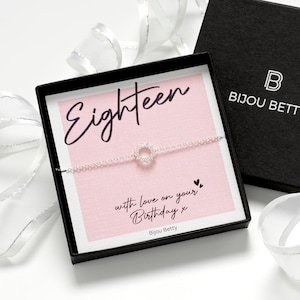 18. Geburtstag Sterling Silber Sunburst Armband Geschenk