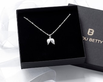 Sterling Silver Angel Wing Necklace Sympathy Gift