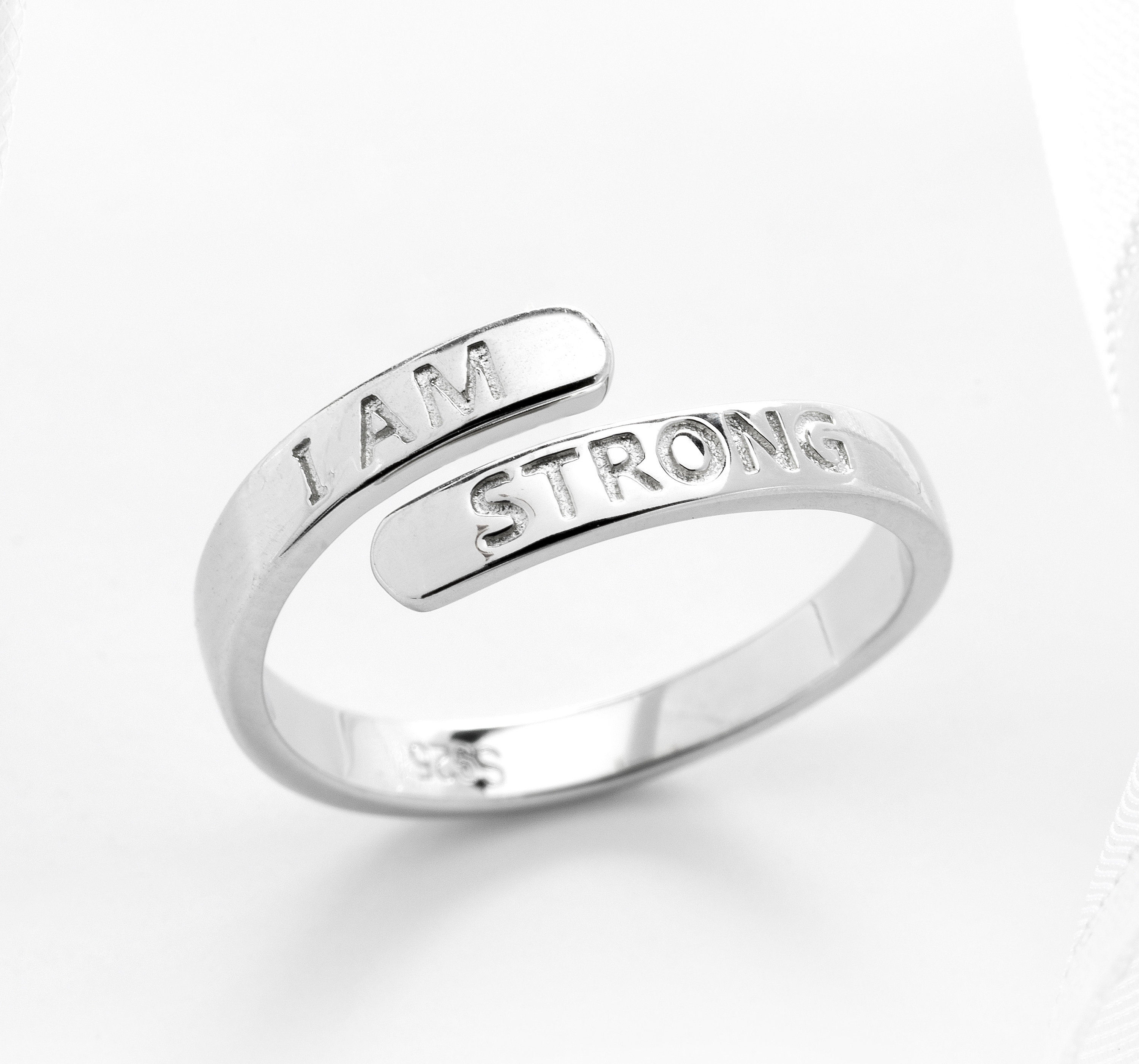 I am strong sale ring sterling silver