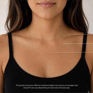 Necklace length guide
