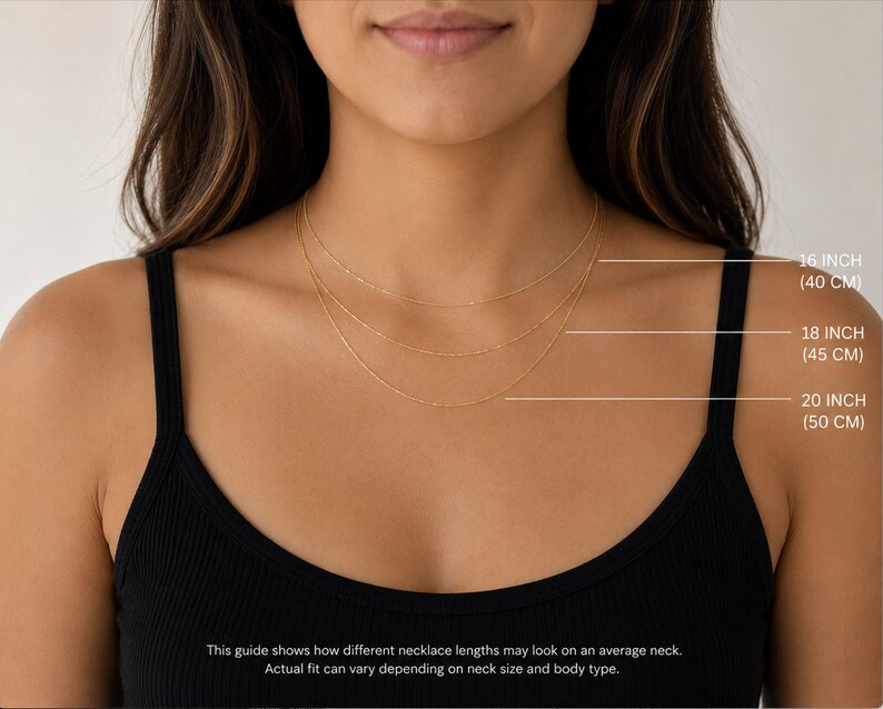 Necklace length guide