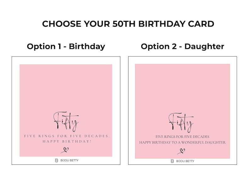 Choice of card