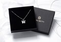 Sterling Silver Butterfly Necklace Keepsake Gift Birthday