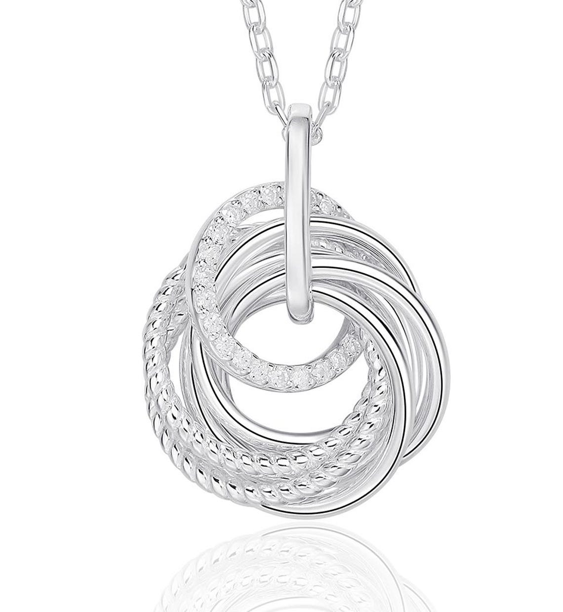 Silver Eight 80th Birthday Sterling Silver Eight - Ring Decades Necklace – Gift - Etsy