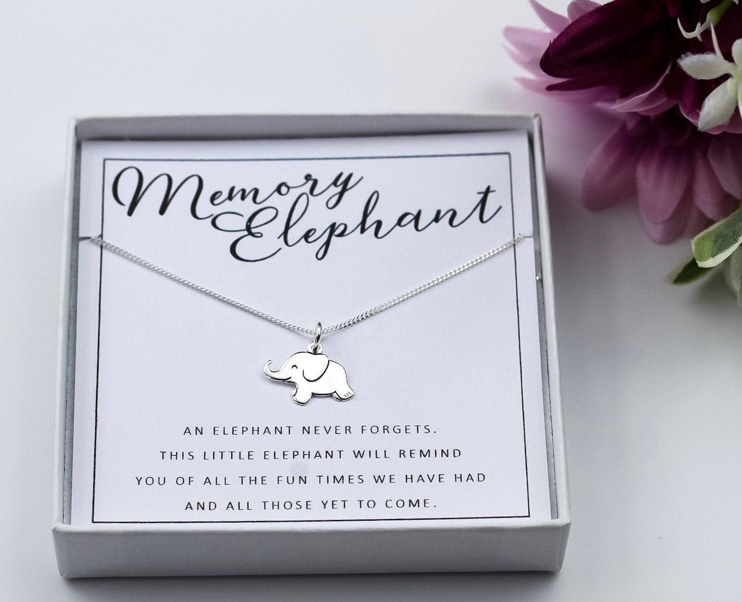 Elephant statment stone necklace